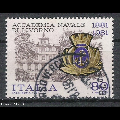 1981 - accademia navale di Livorno - Sassone 1566 - USATO
