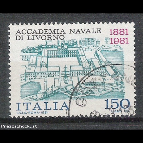 1981 - accademia navale di Livorno - Sassone 1567 - USATO