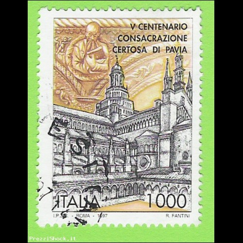 1997 - Certosa di Pavia - Sassone 2375  usato