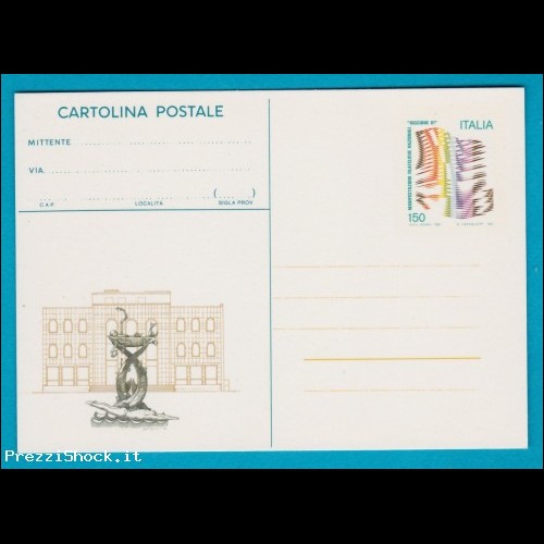 1981 cartolina postale Riccione 81