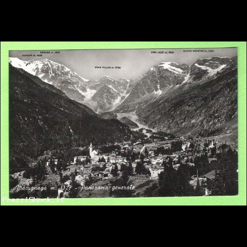 Macugnaga - panorama - FP VG 1951