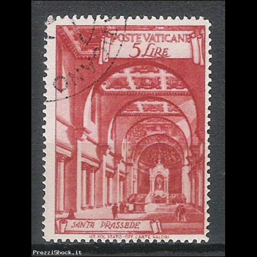 1949 Vaticano - basiliche romane  5 - USATO