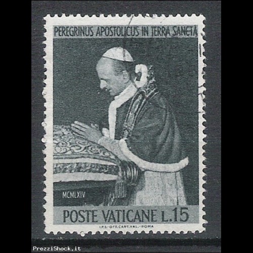 1964 Vaticano - Paolo VI in terra santa  15 - USATO