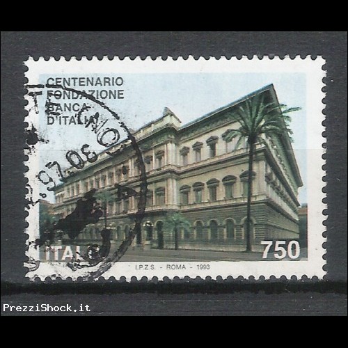 1993 - Centenario banca d'Italia - Sassone 2079 - USATO