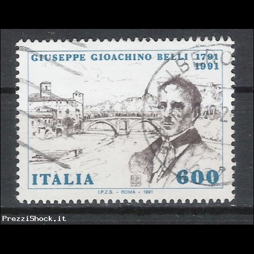 1991 - Giuseppe Gioacchino Belli - Sassone 1960 - USATO