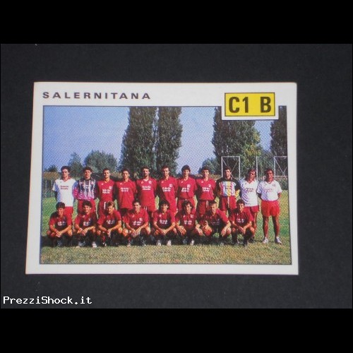 ALBUM FIGURINE STICKER PANINI 91/92 N.612SQUADRA SALERNITANA