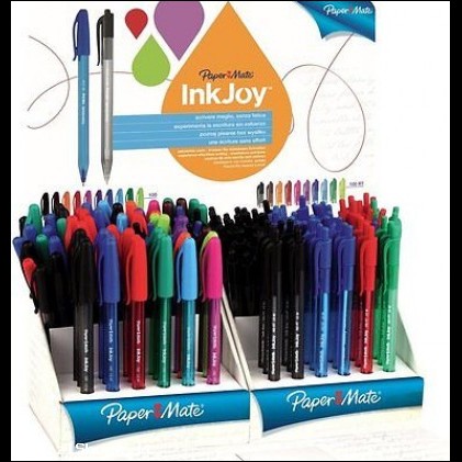 CONFEZIONE 100 PENNE PAPERMATE INKJOY