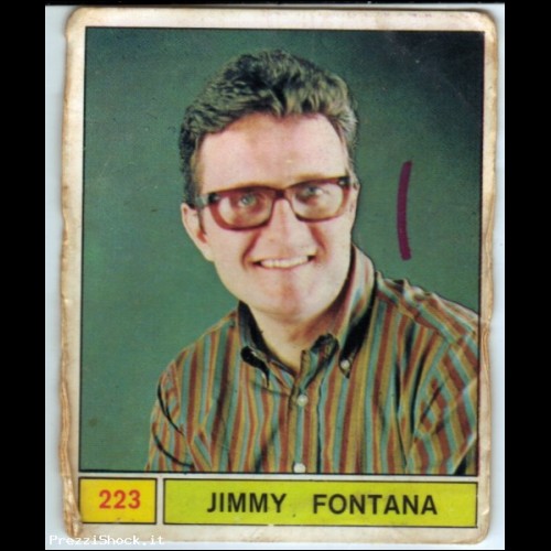 Figurina PANINI - CANTANTI 1969 - JIMMY FONTANA - 223