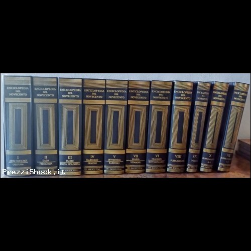 Enciclopedia del Novecento - Treccani (11 volumi)