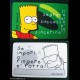 BART SIMPSON CARD - Fox 1999