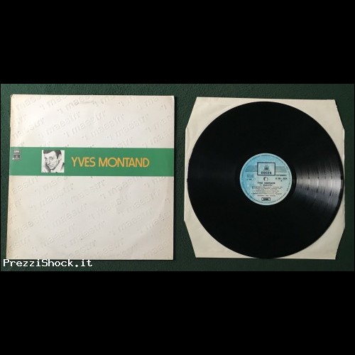 YVES MONTAND - I Maestri - EMI 1974 - LP 33 Giri