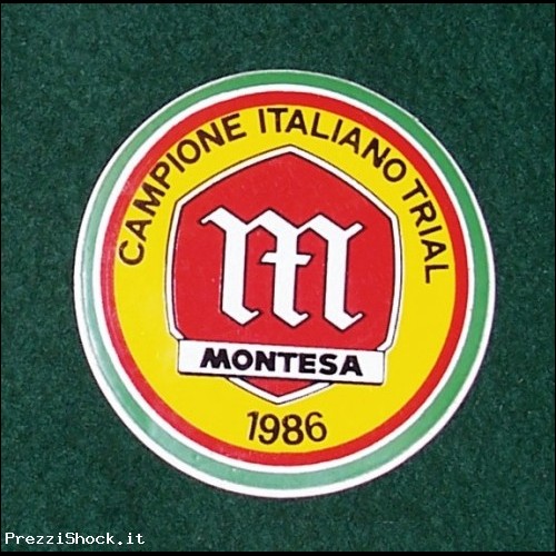 ADESIVO - MONTESA - CAMPIONE ITALIANO TRIAL 1986