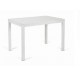 Tavolo allungabile 110x70 struttura bianca e piano bianco