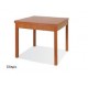 Tavolo in legno 90x90/180 apertura a libro color ciliegio