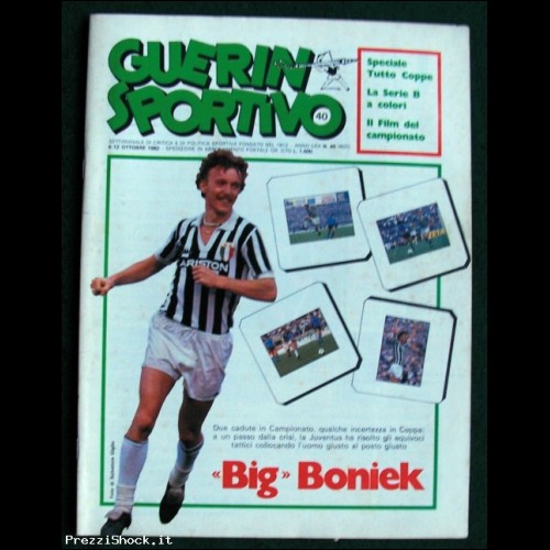 GUERIN SPORTIVO - N. 40 - 1982 - Speciale Tutto Coppe