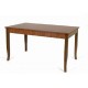 Tavolo in legno allungabile 120x80/160  color noce antico