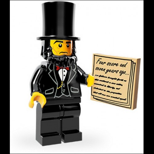 LEGO SERIE THE MOVIE-ABRAHAM LINCOLN