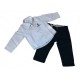 completo neonato camicia+pantalone varie taglie nuovo etiche