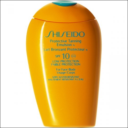 shiseido crema protettiva-abbronzante viso-corpo unisex p 10