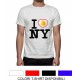 t-shirt I LOV NY - COTONE 100%
