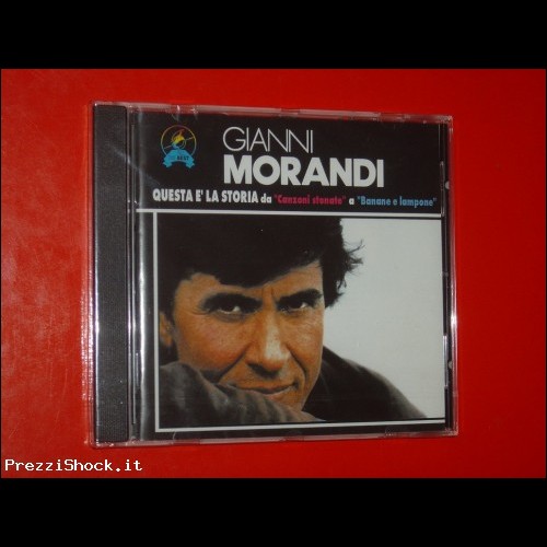 GIANNI MORANDI "QUESTA E' LA STORIA...  CD 18 TRK NEW SEALED