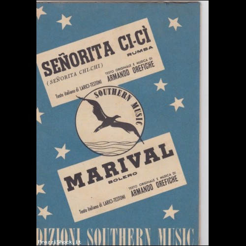 1950 spartito -Senorita Ci-C RUMBA - Marival BOLERO - 