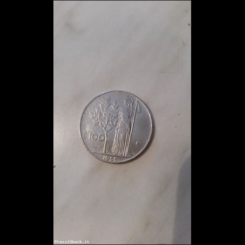 Repubblica Italiana 100 lire del 1955