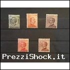 1917 Italia Regno - Michetti serie 5 val. 108/12 MNH