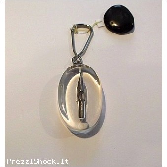 Porta chiavi con inclusioni (Pennino Stilografica) Nuovo