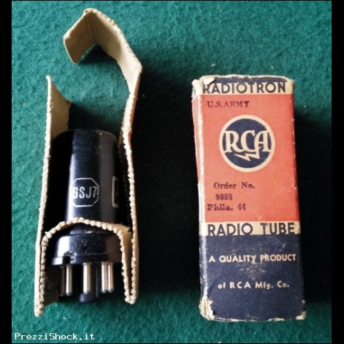 Valvola RCA 6SJ7 con Scatola Originale