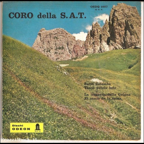 Coro Della S.A.T.  Salve Colombo 1956 - NM