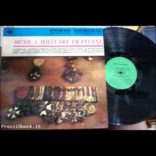 RARO LP 33 Giri 12" MUSICA MILITARE FRANCESE - 1960