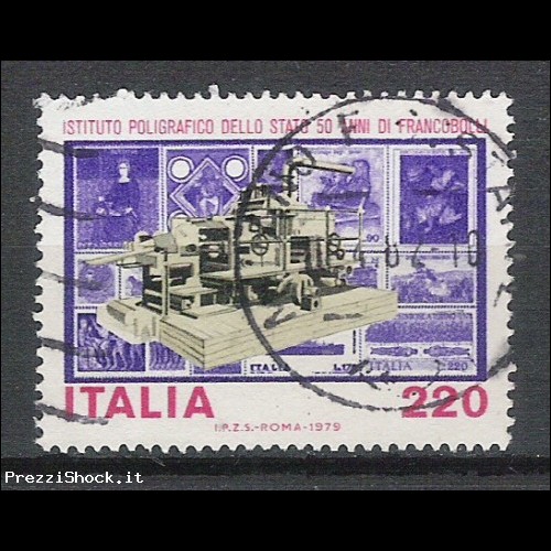 1979 Anniversario primi francobolli IPZS Sassone 1444 usato