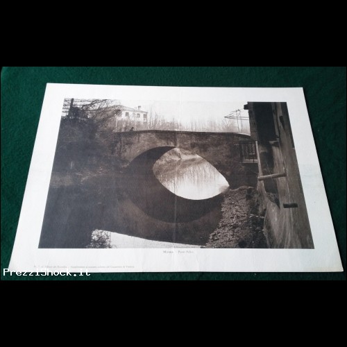 Riproduzione Vecchia Foto - MIRANO - Ponte Felice