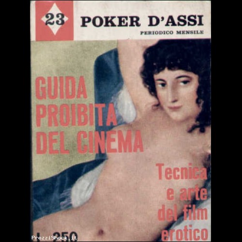 GUIDA PROIBITA DEL CINEMA P.Riali '68 poker d'assi 