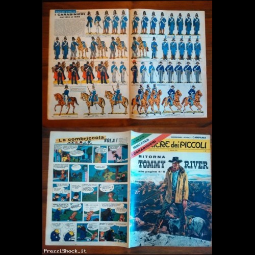 1965 Corriere dei Piccoli n.48 figurine Carabinieri