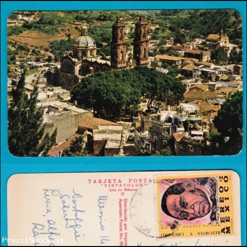  Messico Taxco - vista panoramica - viaggiata FP