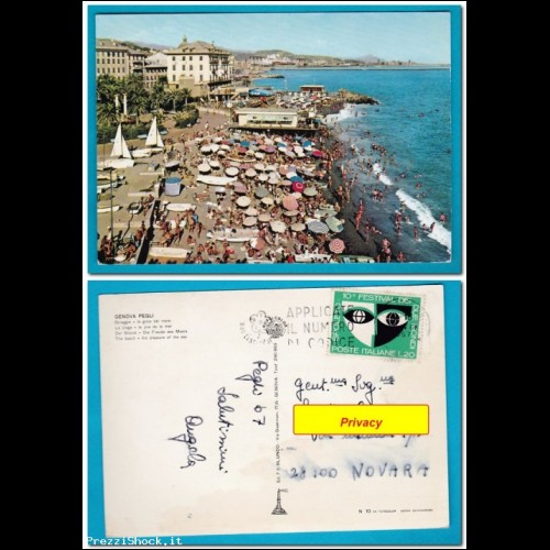 Genova Pegli - spiaggia - Viaggiata