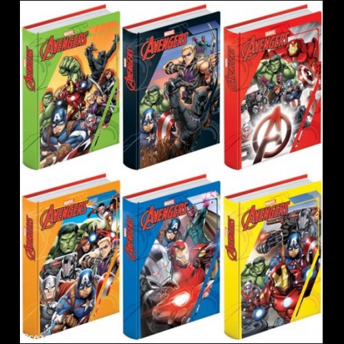 Diario Marvel Avengers 10 mesi dimensione 25x12x2 cm