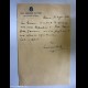 Lettera "REALE COMMISSIONE DELL' ORDINE PROC. SALERNO" 1932