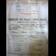 Documento "CERTIFICATO PER VIAGGI E SERVIZI ISOLATI" 1919
