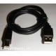 10 Pezzi lotto di cavi USB A / B neri e trasparenti 1.0 2.0