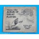Album + SET COMPLETO figurine GREAT PLAYERS 1939 sticker car