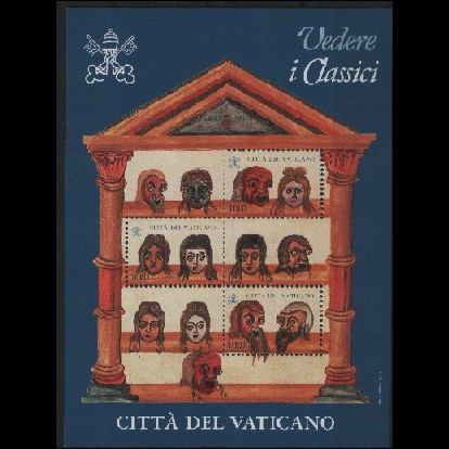 1997 VATICANO Vedere i classici  FOGLIETTO