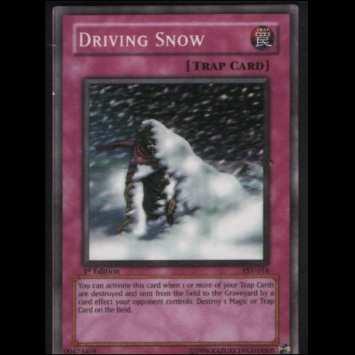 CARTA YU GI OH - KONAMI DRIVING SNOW YU160
