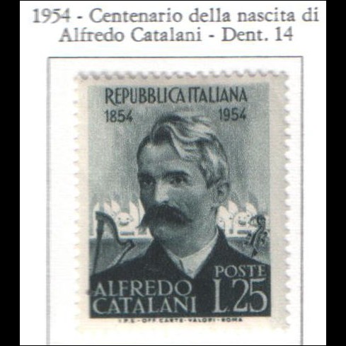 1954 - ITALIA - CATALANI - SERIE COMPLETA ** MNH