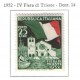 1952 ITALIA FIERA DI TRIESTE NUOVO **