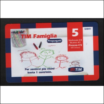 Ricariche TIM RECENTI - TIM FAMIGLIA FAM5-C FEBBRAIO 2009