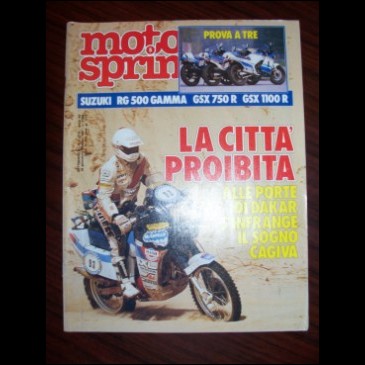 MOTOSPRINT N. 5 - Gennaio 1987 Suzuki Montesa - Paris Dakar