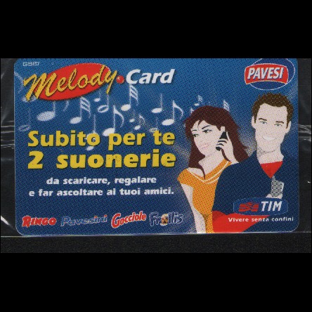 MELODY CARD - SCAD. 28/02/2005 - CARTA SERVIZI